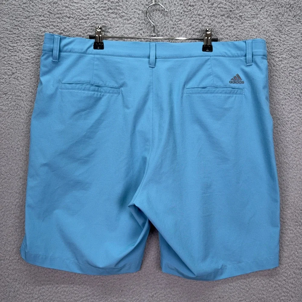 Adidas Golf Shorts Mens 38 Light Blue Primegreen Recycled Stretch Active